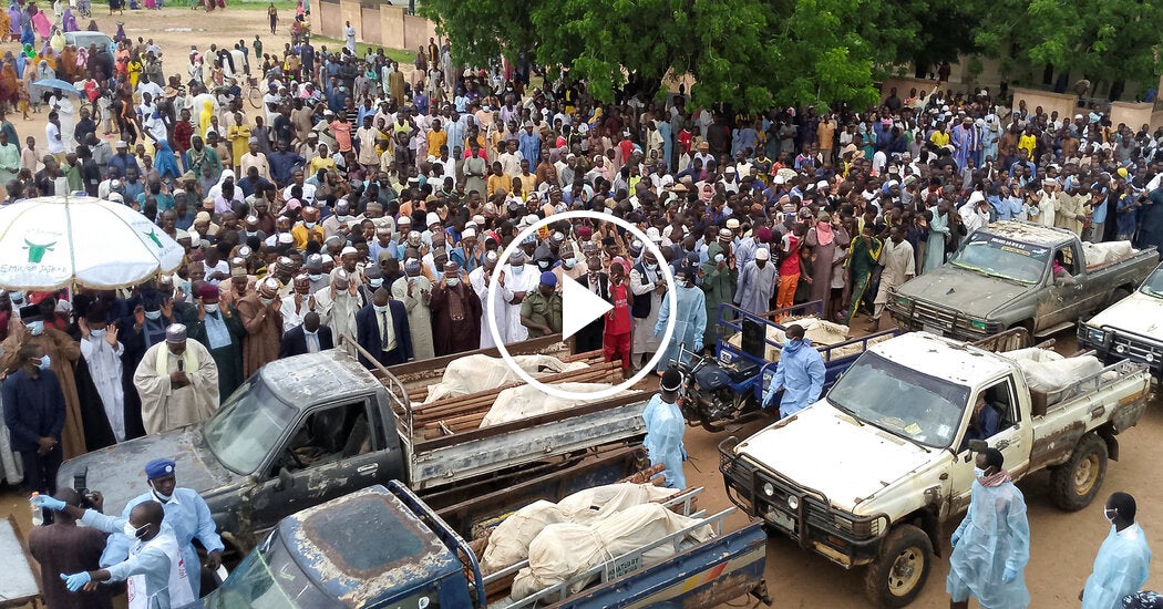 Funeral for Nigerians Killed in Boko Haram Attack