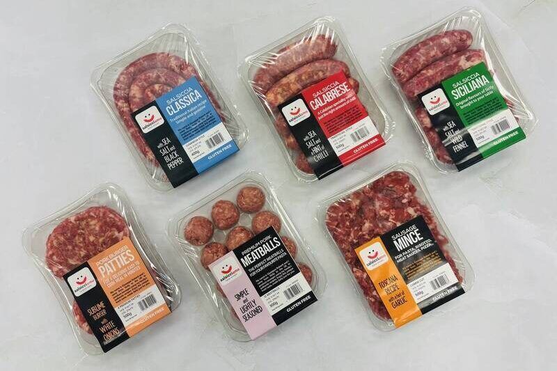 Liner-Free Label Sausage Packaging : Salsicciamo