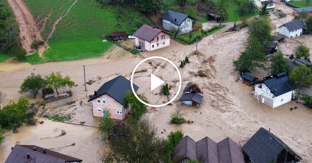 Severe Rainstorm Floods Parts of Southern Bosnia